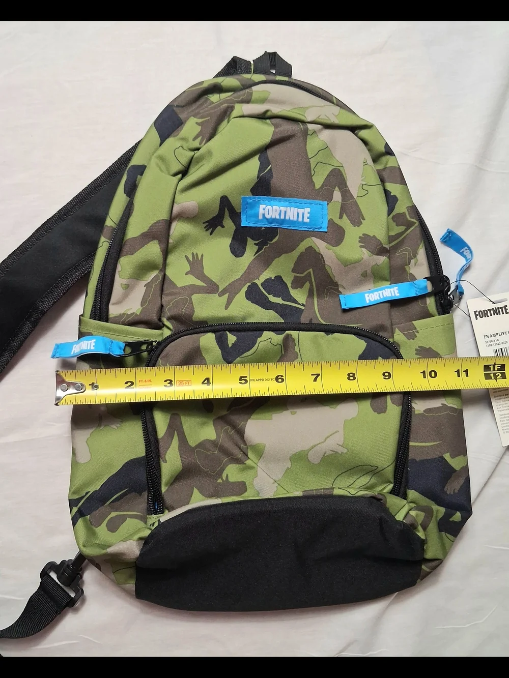 Fortnite Small Camo Sling Backpack School Bag Camouflage Green Brown NEW